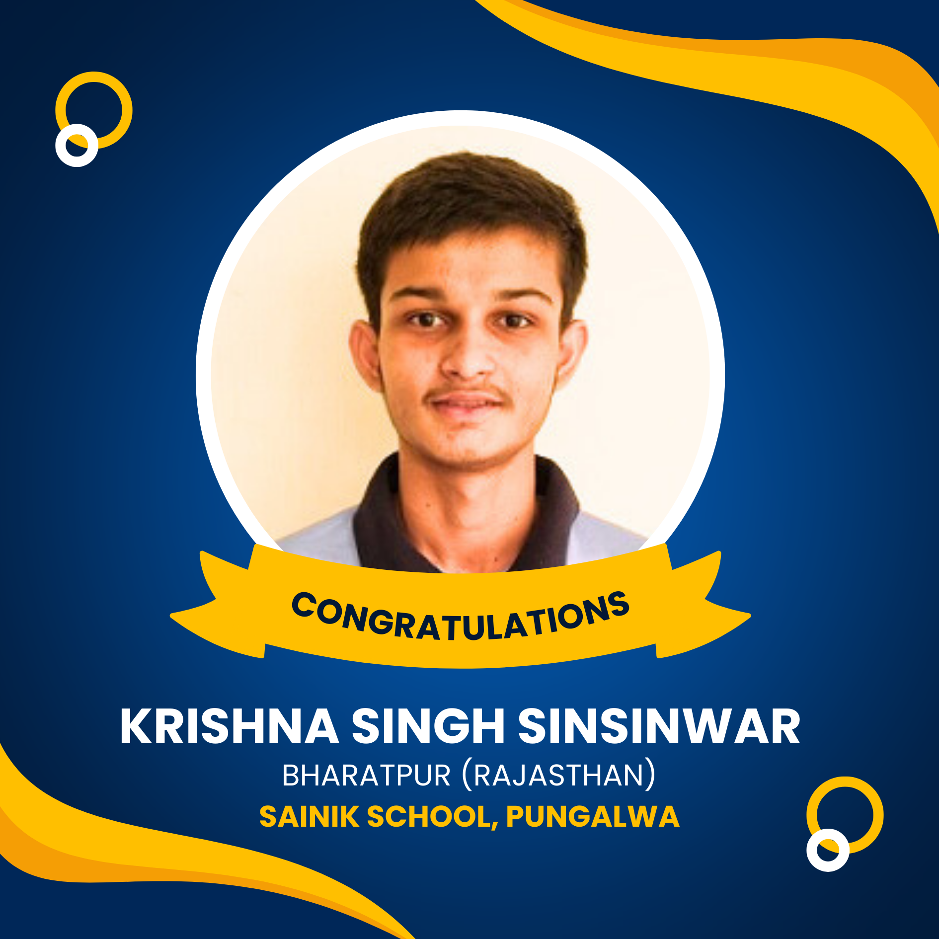 KRISHNA SINGH SINSINWAR